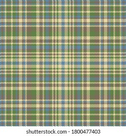 Tartan plaid pattern seamless. Print fabric texture. Check vector background.