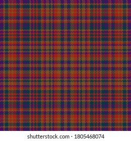 Tartan plaid pattern seamless. Print fabric texture. Check vector background.