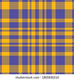 Tartan plaid pattern seamless. Print fabric texture. Check vector background.
