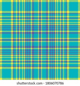 Tartan plaid pattern seamless. Print fabric texture. Check vector background.