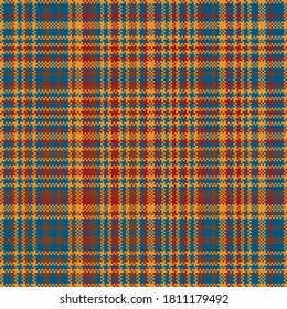 Tartan Gipsmuster nahtlos. Textur drucken. Überprüfen Sie den Vektorhintergrund.