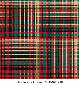 Tartan plaid pattern seamless. Print fabric texture. Check vector background.