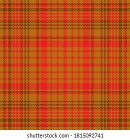 Tartan plaid pattern seamless. Print fabric texture. Check vector background.