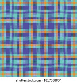 Tartan Gipsmuster nahtlos. Textur drucken. Überprüfen Sie den Vektorhintergrund.