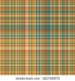Tartan plaid pattern seamless. Print fabric texture. Check vector background.