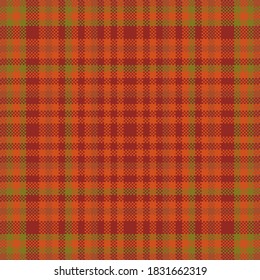 Tartan plaid pattern seamless. Print fabric texture. Check vector background.