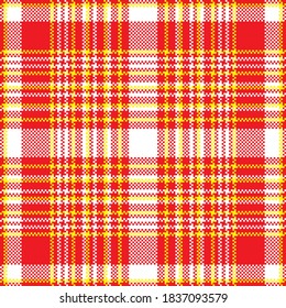 Tartan plaid pattern seamless. Print fabric texture. Check vector background.
