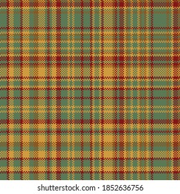 Tartan plaid pattern seamless. Print fabric texture. Check vector background.