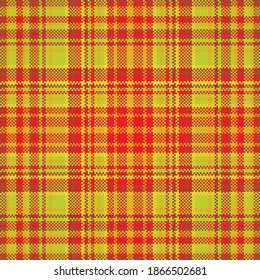 Tartan plaid pattern seamless. Print fabric texture. Check vector background.