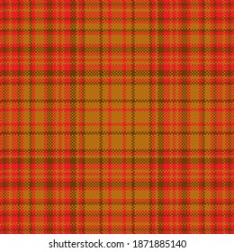 Tartan plaid pattern seamless. Print fabric texture. Check vector background.