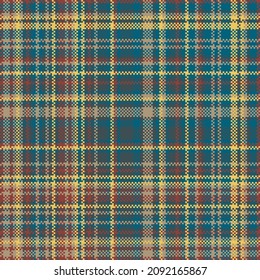 Tartan plaid pattern seamless. Print fabric texture. Check vector background.