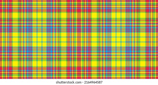 Tartan plaid pattern seamless. Print fabric texture. Check vector background.