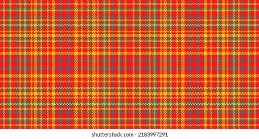 Tartan plaid pattern seamless. Print fabric texture. Check vector background.