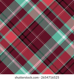 Tartan Jogado Padrão Sem Costura. Tartan padrão sem emenda. para o cachecol, vestido, saia, outro moderno primavera outono inverno moda Design têxtil.