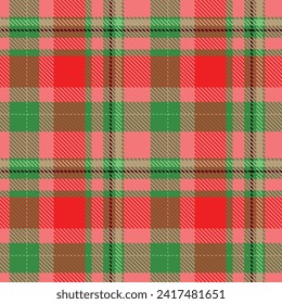 Tartan Plaid Muster Nahtlos. Scottish Plaid, Flannel Shirt Tartan Muster. Trendy Tiles Vector Illustration für Wallpaper.