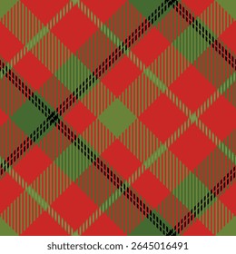 Tartan Jogado Padrão Sem Costura. Tartan escocês padrão sem emenda. Modelo para Ornamento de Design. Textura de malha perfeita. Ilustração de vetor