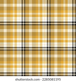 Tartan Plaid Pattern Seamless Textile Is Woven in a Simple Twill, Two Over Two Under the Warp, Advancing One Thread at Each Pass.