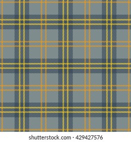 Tartan or plaid pattern. Seamless tartan texture. Vector background.