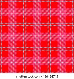 Tartan or plaid pattern. Seamless tartan texture. Vector background.