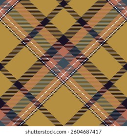 Tartan Plaid Pattern Seamless. Traditional Scottish Checkered Background. Traditional Scottish Woven Fabric. Lumberjack Shirt Flannel Textile. Pattern Tile Swatch Included.