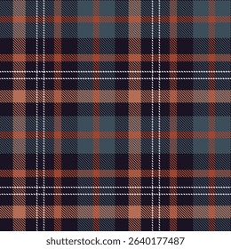 Tartan Plaid Pattern Seamless. Traditional Scottish Checkered Background. Template for Design Ornament. Seamless Fabric Texture. Vector Illustration