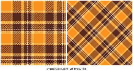 Tartan Jogado Padrão Sem Costura. Padrão Jogado Sem Costura. Tecido Escocês Tradicional. Camisa Lumberjack Flannel Têxtil. Amostra De Bloco Padrão Incluída.