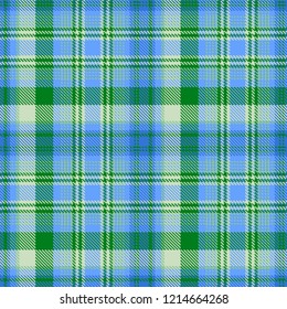 Tartan, plaid pattern seamless vector illustration. Checkered texture for clothing fabric prints, web design, home textile.