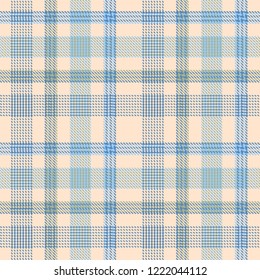 Tartan, plaid pattern seamless vector illustration. Checkered texture for clothing fabric prints, web design, home textile.