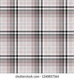 Tartan, plaid pattern seamless vector illustration. Checkered texture for clothing fabric prints, web design, home textile.