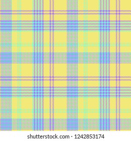 Tartan, plaid pattern seamless vector illustration. Checkered texture for clothing fabric prints, web design, home textile.