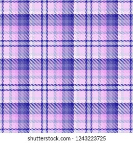 Tartan, plaid pattern seamless vector illustration. Checkered texture for clothing fabric prints, web design, home textile.