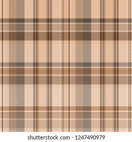 Tartan, plaid pattern seamless vector illustration. Checkered texture for clothing fabric prints, web design, home textile.