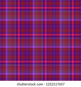 Tartan, plaid pattern seamless vector illustration. Checkered texture for clothing fabric prints, web design, home textile.