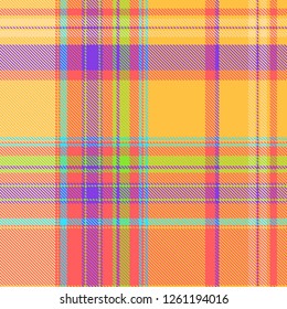 Tartan, plaid pattern seamless vector illustration. Checkered texture for clothing fabric prints, web design, home textile.