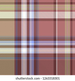 Tartan, plaid pattern seamless vector illustration. Checkered texture for clothing fabric prints, web design, home textile.