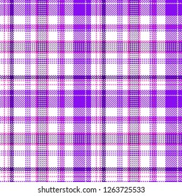 Tartan, plaid pattern seamless vector illustration. Checkered texture for clothing fabric prints, web design, home textile.