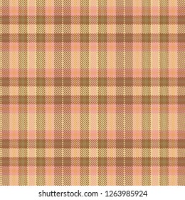 Tartan, plaid pattern seamless vector illustration. Checkered texture for clothing fabric prints, web design, home textile.