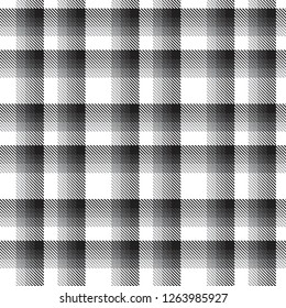 Tartan, plaid pattern seamless vector illustration. Checkered texture for clothing fabric prints, web design, home textile.