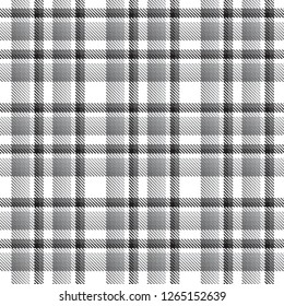 Tartan, plaid pattern seamless vector illustration. Checkered texture for clothing fabric prints, web design, home textile.