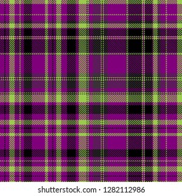 Tartan, plaid pattern seamless vector illustration. Checkered texture for clothing fabric prints, web design, home textile.