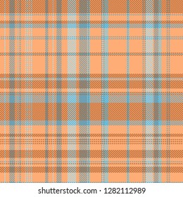 Tartan, plaid pattern seamless vector illustration. Checkered texture for clothing fabric prints, web design, home textile.