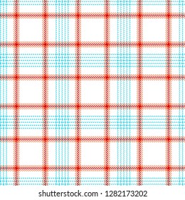 Tartan, plaid pattern seamless vector illustration. Checkered texture for clothing fabric prints, web design, home textile.