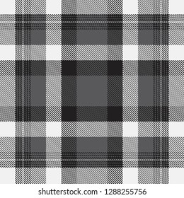 Tartan, plaid pattern seamless vector illustration. Checkered texture for clothing fabric prints, web design, home textile.