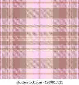 Tartan, plaid pattern seamless vector illustration. Checkered texture for clothing fabric prints, web design, home textile.
