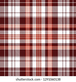 Tartan, plaid pattern seamless vector illustration. Checkered texture for clothing fabric prints, web design, home textile.