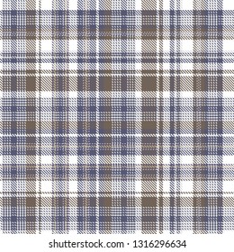 Tartan, plaid pattern seamless vector illustration. Checkered texture for clothing fabric prints, web design, home textile.
