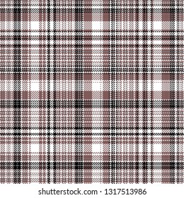 Tartán, patrón de trenzado perfectamente ilustración vectorial. Textura de tela de tela de tela de prendas de vestir, diseño web, textil doméstico.