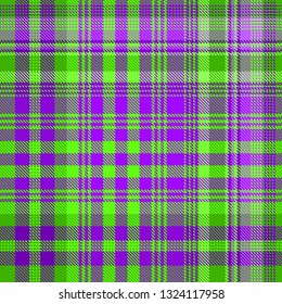 Tartan, plaid pattern seamless vector illustration. Checkered texture for clothing fabric prints, web design, home textile.