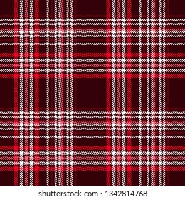 Tartan, plaid pattern seamless vector illustration. Checkered texture for clothing fabric prints, web design, home textile.