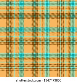 Tartan, plaid pattern seamless vector illustration. Checkered texture for clothing fabric prints, web design, home textile.